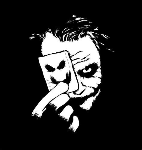 black and white images of joker